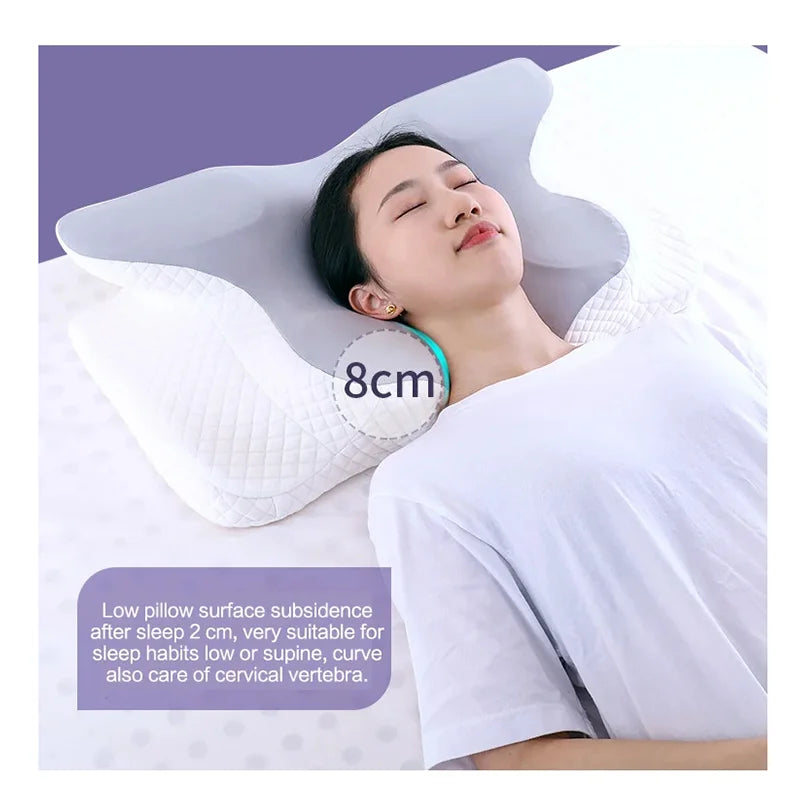 MORPHEAA Oreiller Cervical Ergonomique Mémoire de Forme, Gris