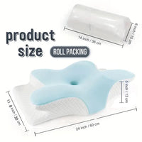 MORPHEAA Oreiller Ergonomique Cervical, Oreiller Papillon à Mémoire de Forme
