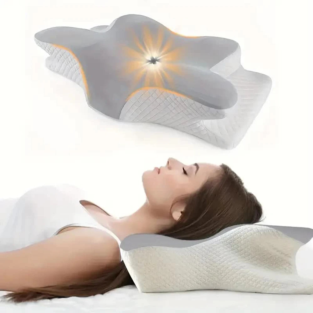 MORPHEAA Oreiller Ergonomique Cervical, Oreiller Papillon à Mémoire de Forme