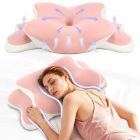 MORPHEAA Oreiller Ergonomique Cervical 2 en 1  | 65x37x10/13cm