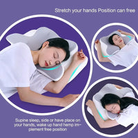 MORPHEAA Oreiller Cervical Ergonomique Mémoire de Forme, Gris