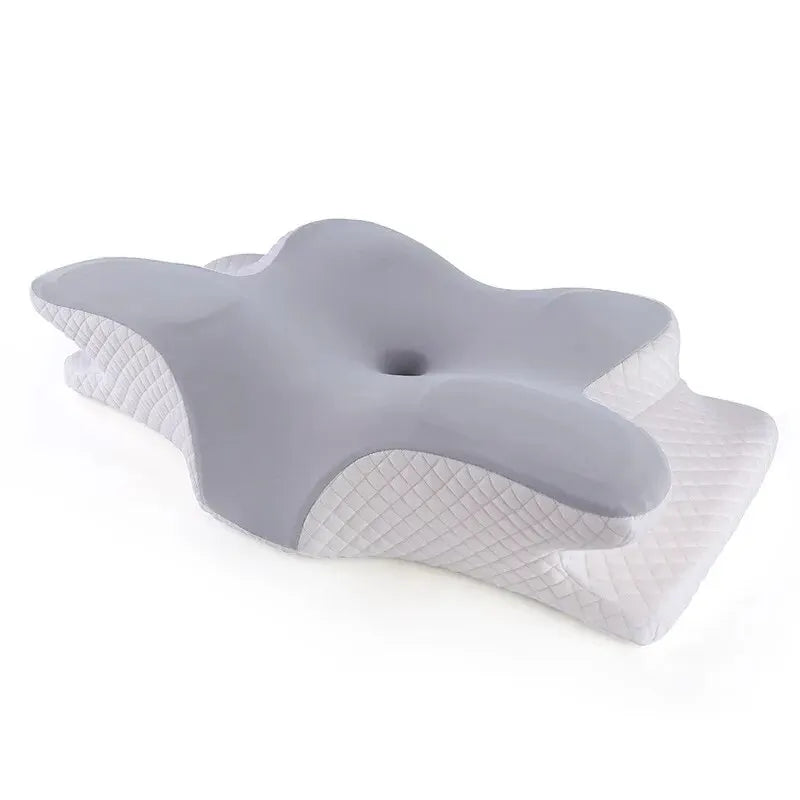 MORPHEAA Oreiller Cervical Ergonomique Mémoire de Forme, Gris